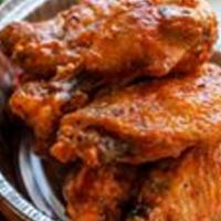 Wings - 6 · Selection of one side of sauce and with ranch or bleu cheese on the side.