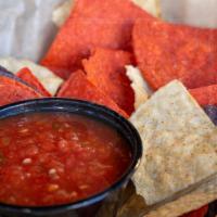 Chips & Salsa · Warm tortilla chips served with housemade salsa.