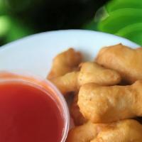 Sweet & Sour Chicken · Served with white rice or fried rice and egg roll.