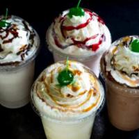 Milkshake · strawberry - vanilla - chocolate - dulce de leche - cookies and cream