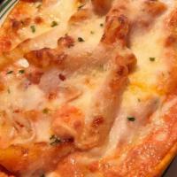 Baked Penne · Seasoned Ricotta Cheese and Marinara Sauce Blend with Penne Pasta, Topped with Melted Mozzar...