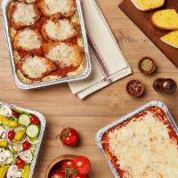 Catering Pan Of Lasagna (Serves Up To 8) · Our homemade Johnny's lasagna, serves up to 8 people per pan. Served À la cart. 

Order sala...