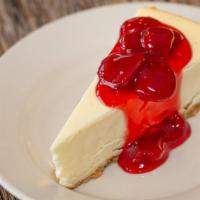 Cheesecake · you can choose to add 2oz. strawberry jam by selecting it under dessert.