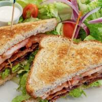 Blt Sandwich · The classic bacon, lettuce and tomato. (Add salmon for $8.99)