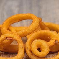 Onion Rings · Fried battered onion with choice of sauce.