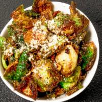 Brussel Sprouts · Seasoned with salt and pepper