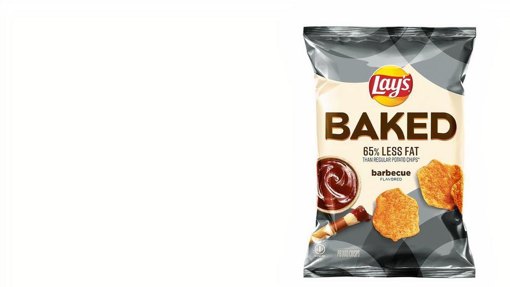 Baked Lay'S® Bbq · SNACK A LITTLE SMARTER™ with Baked LAY’S® BBQ Potato Chips. It’s the LAY’S® BBQ chip you love, just Baked, so you still get 100% of that sweet/spicy BBQ flavor.