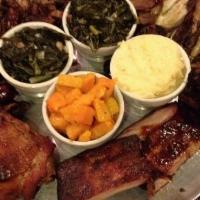 Smokehouse Combo · 2 smoked meats with your choice of 2 signature sides.