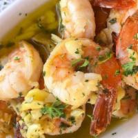Camarones Al Ajillo · (For garlic lovers) shrimp scampi.