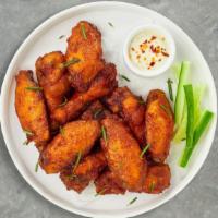 Take The Crunch Wings · (6 pieces) Fresh chicken wings breaded and fried until golden brown.