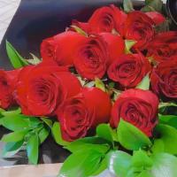 12 Red Rose Bouquet · This  classic 12 red rose bouquet is a beautiful selection for any occasion. It is arranged ...