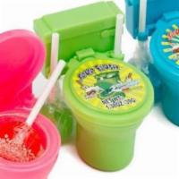 Sour Flush Candy Plungers With Sour Powder Dip · 