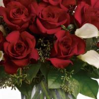 Be Still My Heart - Dozen Red Roses · The look of love is charmingly reflected in this romantic array of red roses and fragrant wh...