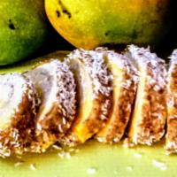 The Mango-Ginger Sushi Roll · Without fish or rice. Sweet Tropical Mango, pureed with tangy ginger, frozen and rolled into...