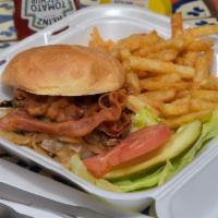 Swiss Burger · We give a stadium cheer for our burgers, and rightly so - for they are specially blended fre...