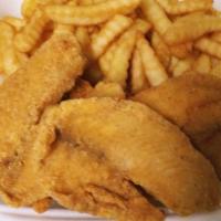 Tilapia Fish Only · 2 pcs of tilapia served with hushpuppies and tarter sauce. Add your choice of additional sau...