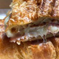 Grilled Ham & Cheese On Croissant · Plain Croissant with Ham & melted Cheese (Boars Head brand)