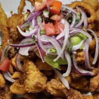 Jalea / Deep Fried Fish And Seafood · Después fried fish and seafood