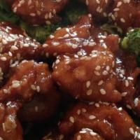 Sesame Chicken · Served with meat only.