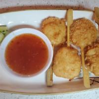 Lollipop Shrimp · Four (4) deep fried lollipops & each lollipop is made with two (2) shrimps wrapped in a crun...
