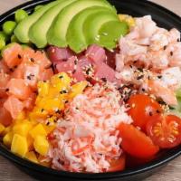 Medium Poke Bowl · 3 scoops of sushi-grade protein served with choice of bases, mix-in flavors and toppings. Fo...