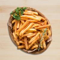 Fine Fries · Classic hand cut locally sourced potatoes, fried till golden and crisp.