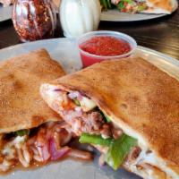 Beyond Beef Bumble Q Calzone (10