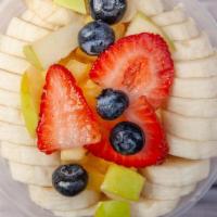 Fruit Salad · Banana, strawberry, pineapple, blueberry, green apple