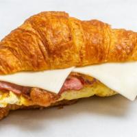 Croissant With Eggs & Cheese · 