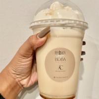 Vanilla Bean · House-made vanilla bean syrup blended with espresso served over milk, topped with light laye...
