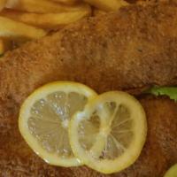 Fish · Large tilapia and fries.