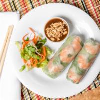 Summer Rolls - Gỏi Cuốn (2 Pieces) · With Peanut Sauce