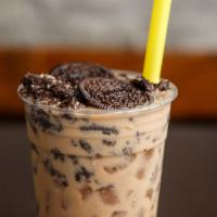 Oreo Milk Tea · We brew high-quality loose leaves teas. black and jasmine with a nondairy powder-product.