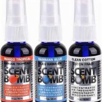Scent Bomb | Concentrated Air Freshener 1 Pk · Last approximately 48+ Hours
Fragrances Available:
 Black Bomb, Tropical Mango, Hawaiian Blu...