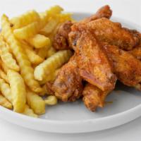 6 Pieces Wings Combo · with French Fries and Drink