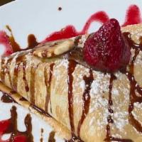 Crepes · Nutella and fresh strawberries Crepe
