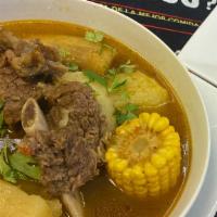 Sancocho Costilla · Colombian sancocho soup of beef ribs