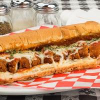 Chicken Parmigiana Subs · Lettuce, Tomato, Onion, Green Pepper, Pickles, Black Olive, Mayo, Mustard, Italian Dressing,...