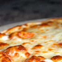 Cheese Pizza · Cheese and homemade sauce.