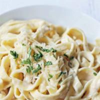 Alfredo Pasta · Special blend of cheeses in a cream sauce.