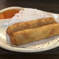 Spring Roll · Vegetarian. Vegetable fried roll with sweet and sour sauce.