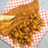 Whiting Fish (2) With Fries And Hush Puppies · Whiting fish fillets lightly breaded and fried. Served with a side of fries and hush puppies...