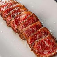 True Japanese Wagyu New York Strip | Gf · 2, 4 or 6 ounces. Served thinly sliced