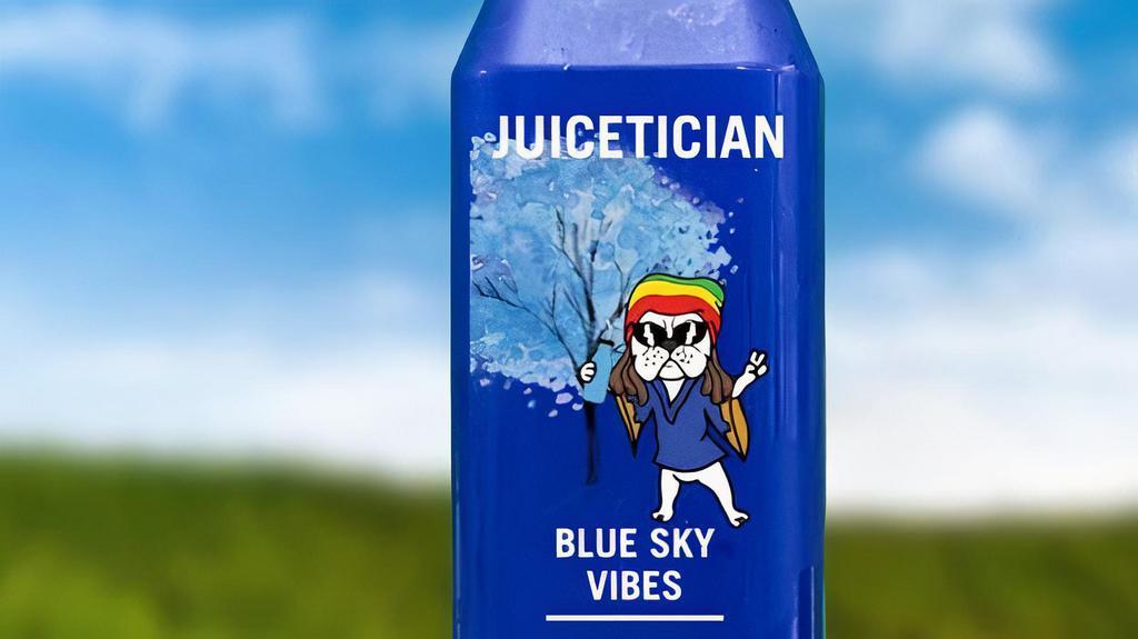 Blue Sky Vibes · Blue Spirulina, Coconut Water, Aloe Vera, Lemon