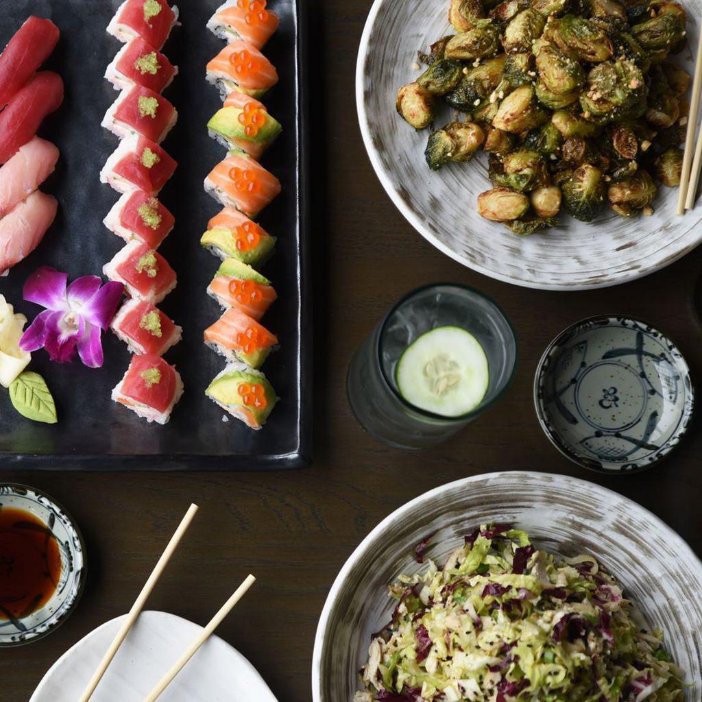 Blue Sushi Sake Grill · Food & Drink · Vegan · Japanese · American · Seafood · Chinese · Salad · Soup · Desserts · Crab · Mexican · Poke · Sushi · Gluten-Free