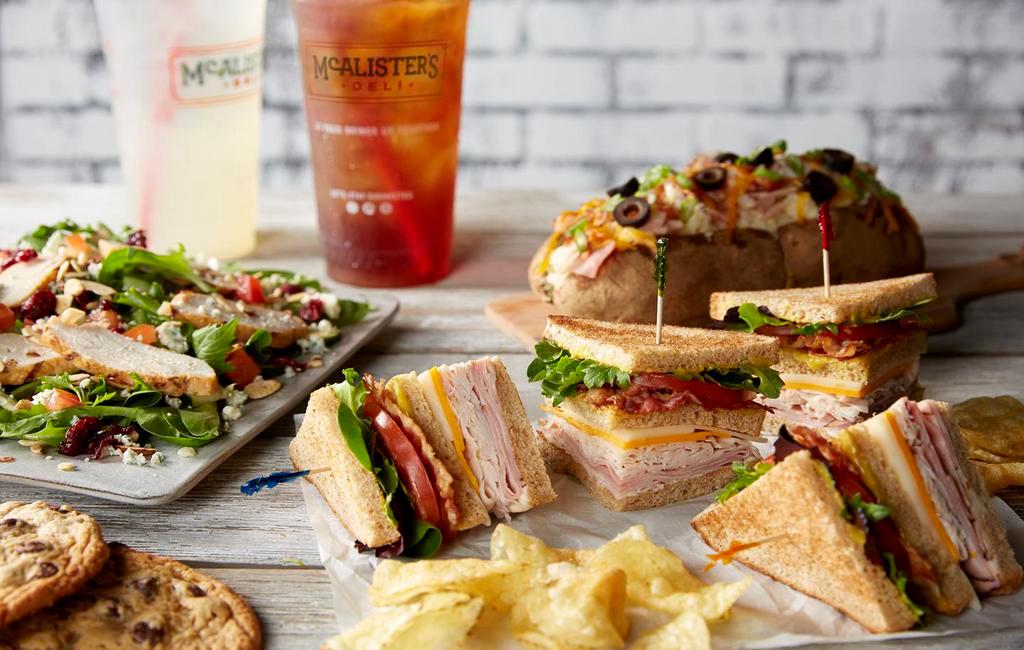 McAlister's Deli · Sandwiches · Takeout · Pickup · American · Soup · Lunch · Healthy · Desserts · Coffee · Chicken · Delis · Salad