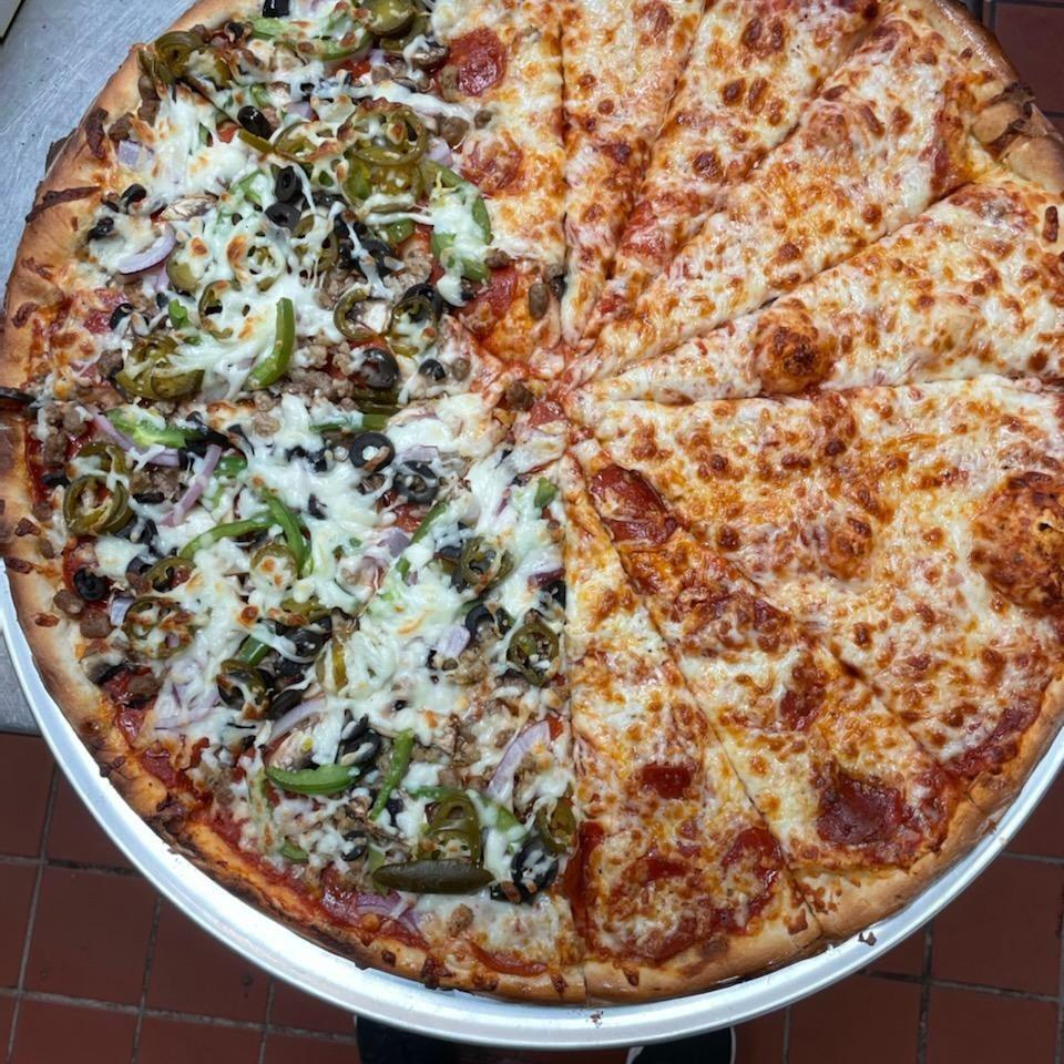 Vamos Pizza · Italian · Salad · Desserts · Pizza