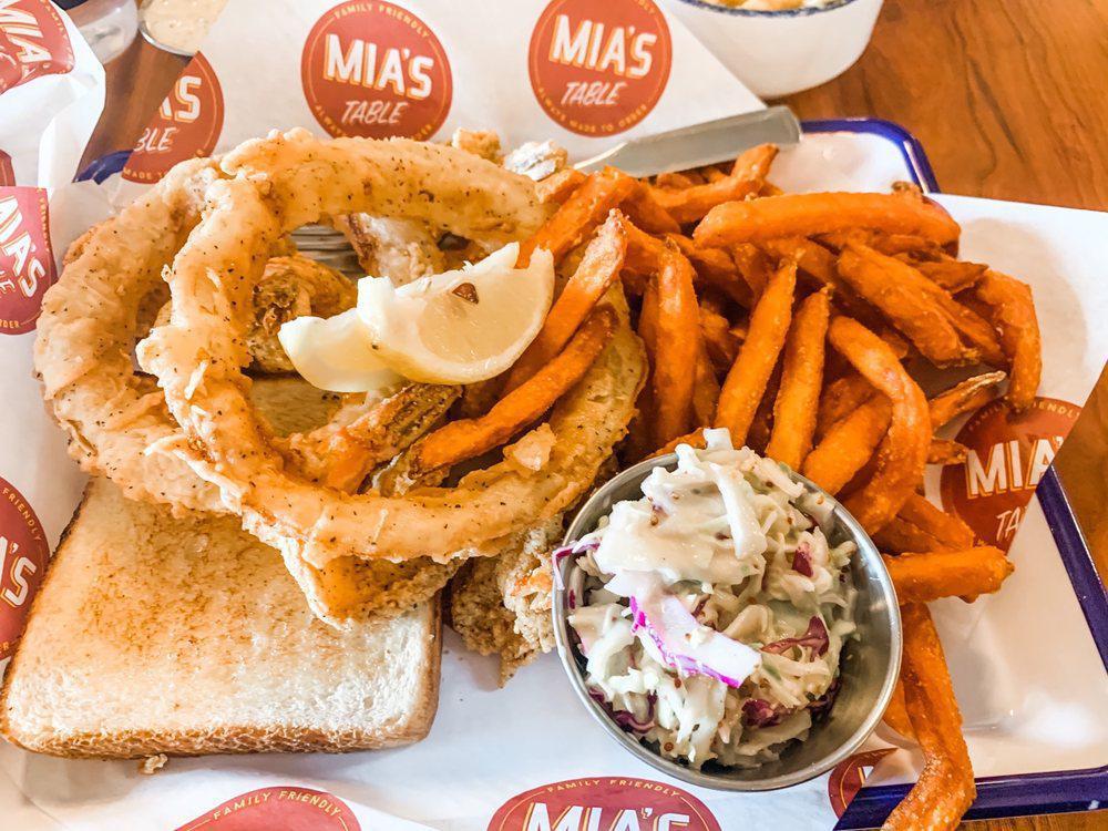 Mia's Table · Salad · Sandwiches · Burgers · Mexican · Seafood
