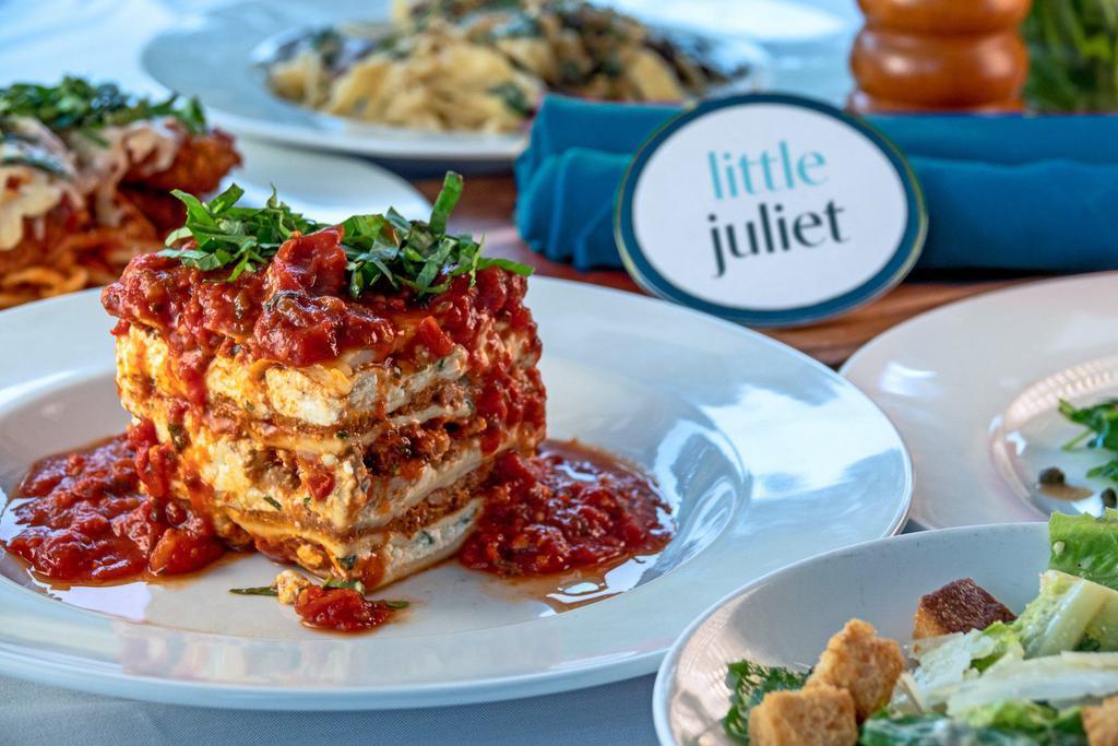 Little Juliet Burnet · Italian · Pizza · Salad · Desserts
