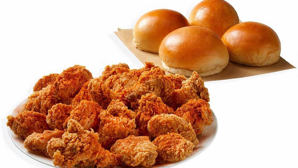 24 Wicked Wings (Entrée Only) · 24 pc. Wicked Wings Dusted With Our Spicy Lotta Zing® Seasoning • 4 Fresh-Baked Rolls